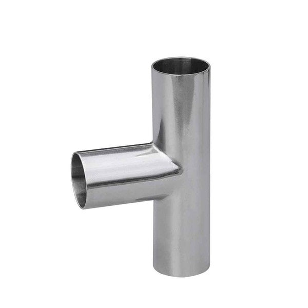 316L Stainless Steel 3/4" Butt-Weld Long Tee