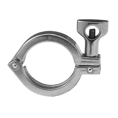 304 Stainless Steel 1/2" to 3/4" Single-Pin Heavy Duty Clamp