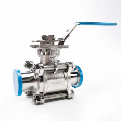 316L Stainless Steel 1/2" Tri-Clamp Ball Valve