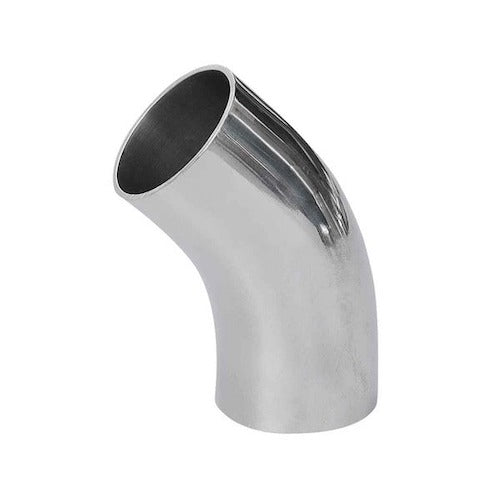 304 Stainless Steel 1" Butt-Weld 45 Degree Elbow with Tangents