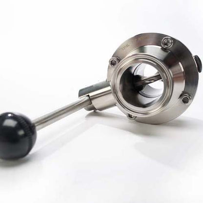 316L Stainless Steel 1" Tri-Clamp Butterfly Valve