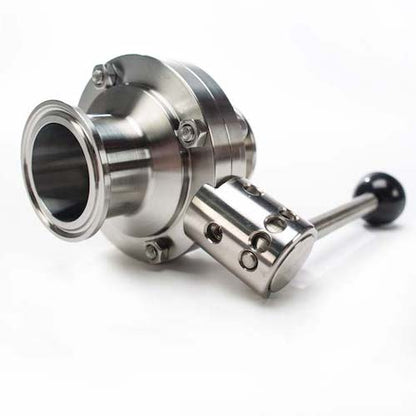 316L Stainless Steel 1" Tri-Clamp Butterfly Valve