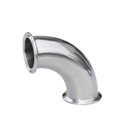 316L Stainless Steel 1/2" Tri-Clamp 90 Degree Elbow